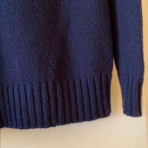 Navy Jcrew knit sweater